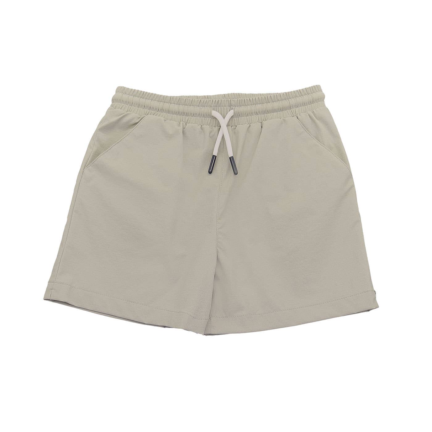 Saltwater Boys | Topsail Performance Shorts Light Grey