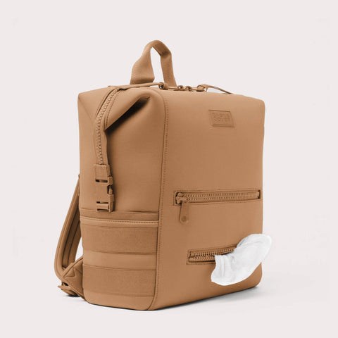 Indi Diaper Backpack in Camel, Large