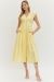 Entro | Solid V-Neck Zip Dress