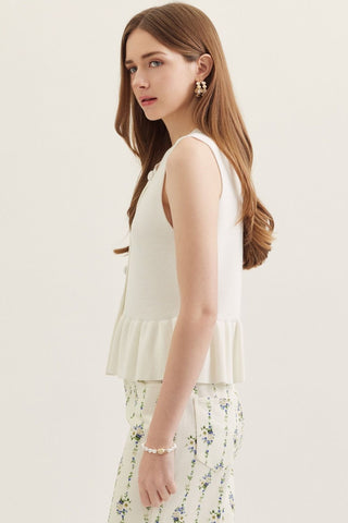 Entro | Ribbed Peplum Top