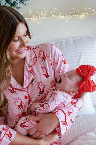 Christmas Ruffle Zipper Footie | Jolly Ribbons