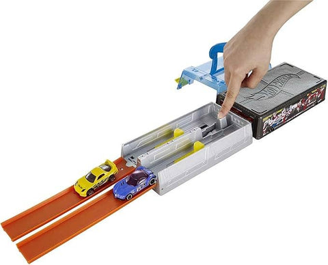 Hot Wheels Action Race Case Track Set - Portable Playset 4+