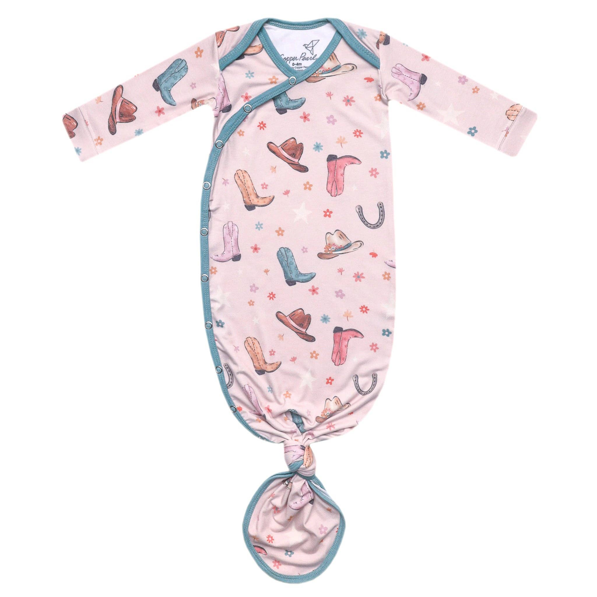 Copper Pearl | Newborn Knotted Gown