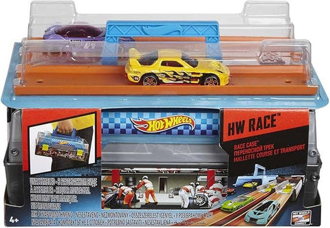 Hot Wheels Action Race Case Track Set - Portable Playset 4+