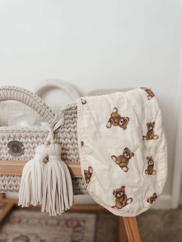 Bamboo Muslin Burp Cloth Set 2-Pack