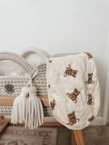 Bamboo Muslin Burp Cloth Set 2-Pack