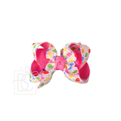 BALLOON PRINT HAIR BOW
