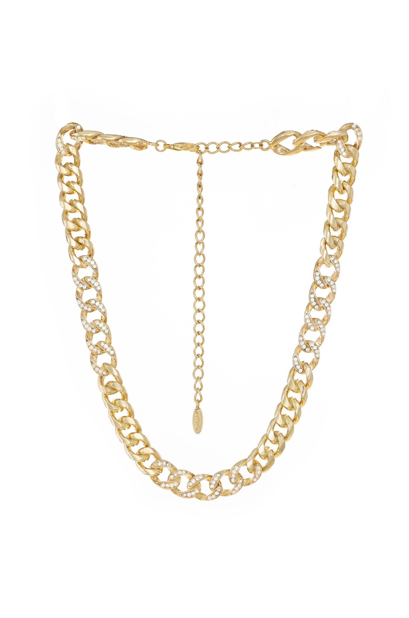 Life of Links Crystal and 18k Gold Plated Necklace