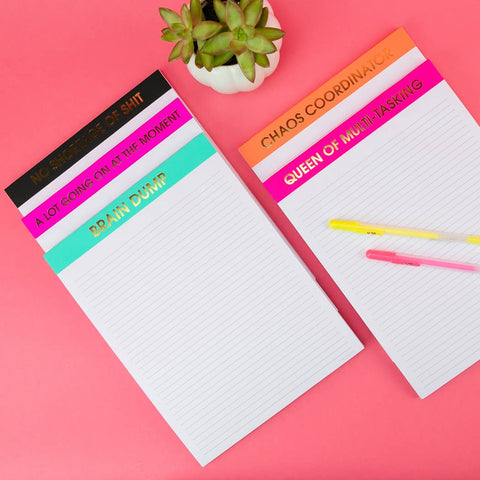 Brain Dump  Memo Lined Notepad