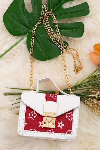 Kids Charm | Red & White Star Purse