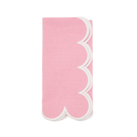Cotton Scalloped Dinner Napkin