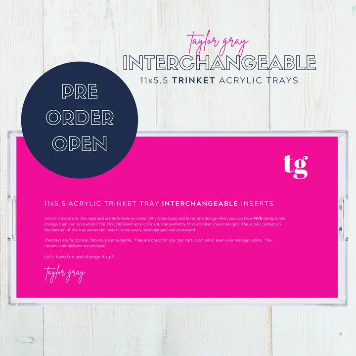 TG | Trinket Acrylic Tray