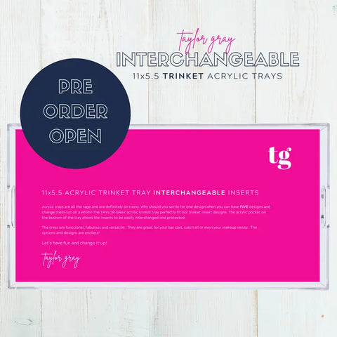 TG | Trinket Acrylic Tray