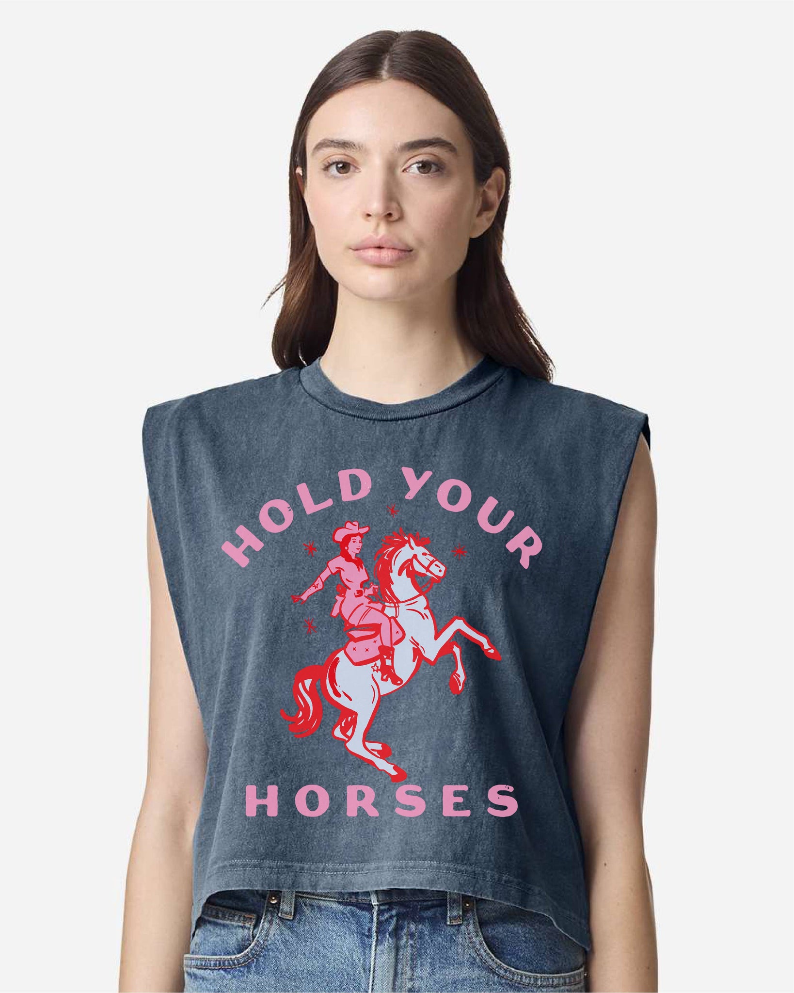 Hold your Horses Boxy Tank