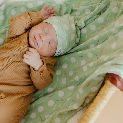Knit Swaddle Blanket - Bogey