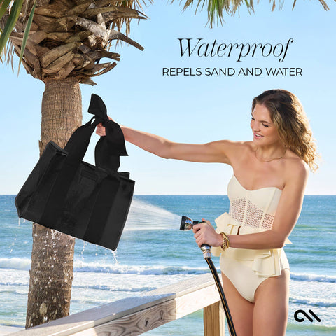 Case-Mate | Midnight Black Bow Jelly Tote Bag