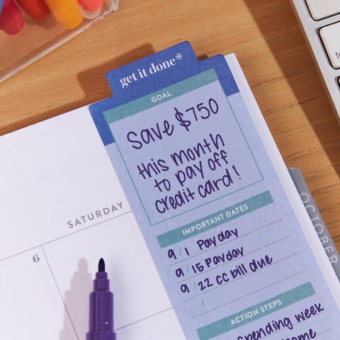 ECD | Goal Setting Bookmark Sticky Notes