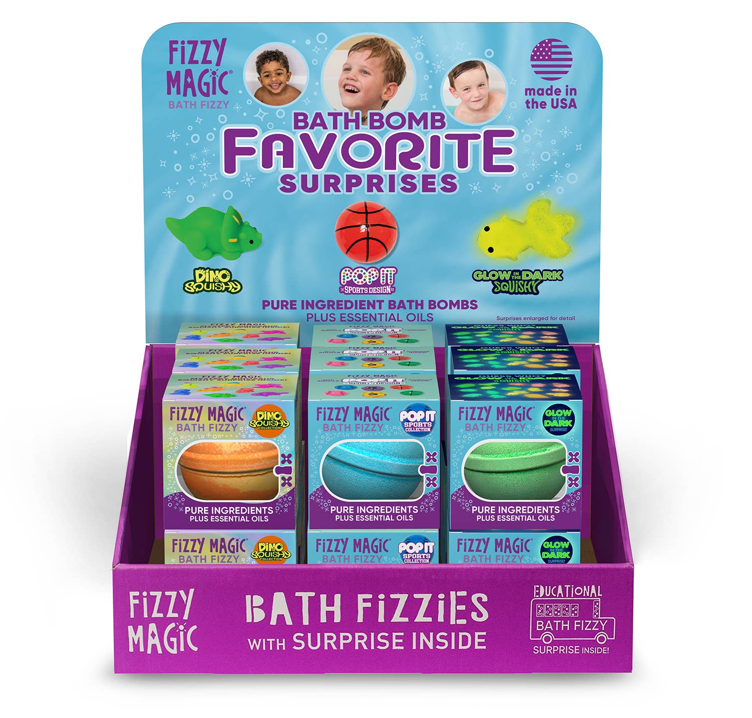 Bath Bombs with FAVORITE Boy Surprises Inside