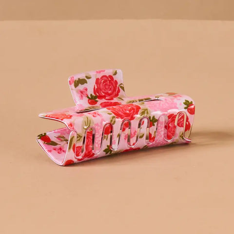 DE | Garden Rose Claw Clip