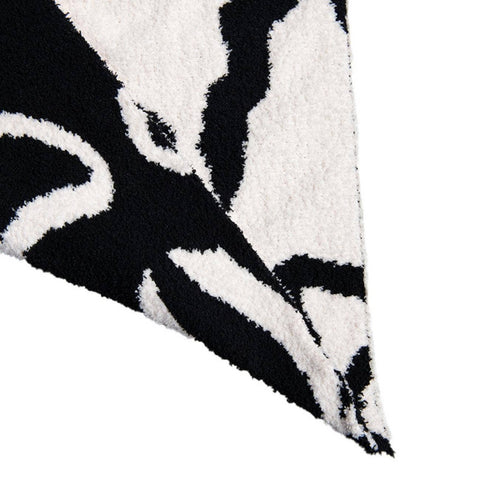 Katydid | Black & White Bows Double Sided Wholesale Blanket