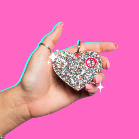 Safety Alarm | Confetti Glitter Heart