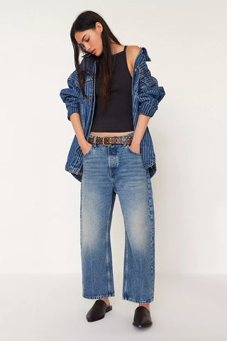Free People | We The Free Deep Trance Boyfriend Jeans