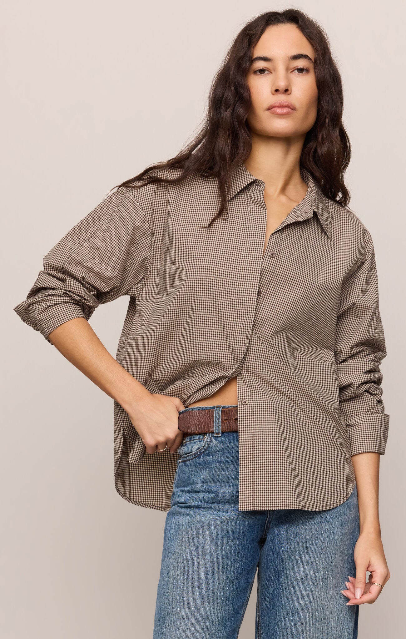 Z  Supply | On Duty Gingham Top