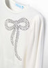 Abel & Luna | Girls Bow Embraided Long Sleeve