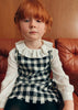 Abel & Luna | Girls Pinafore Dress W/ Ruffled Collar