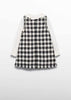 Abel & Luna | Girls Pinafore Dress W/ Ruffled Collar