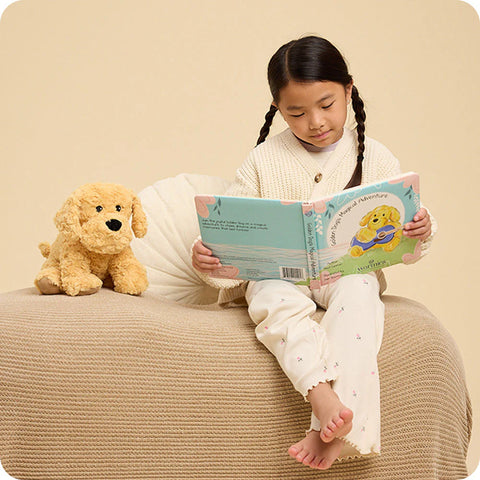 Warmies | Golden Dog Magical Adventure Book