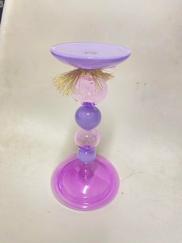 Sugar Plum Pillar Candle Holders