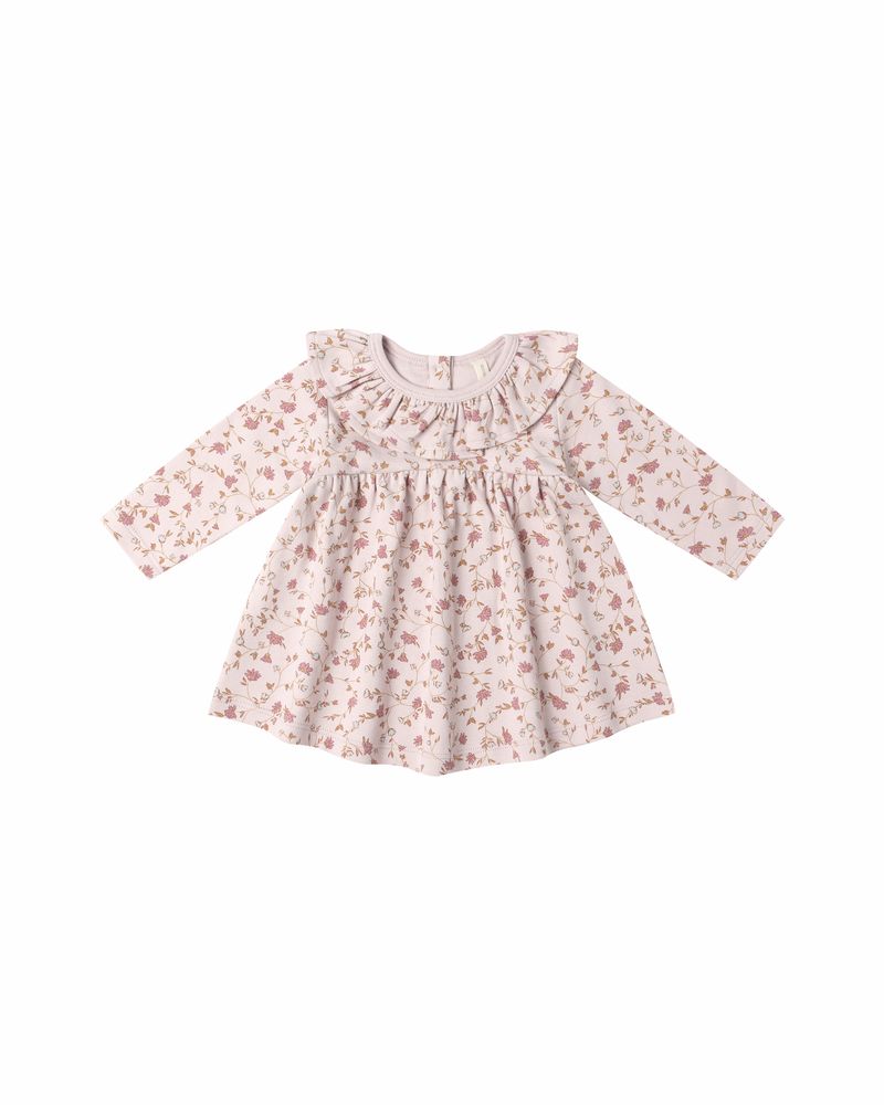Quincy Mae | Ruffle Collar Jersey Dress