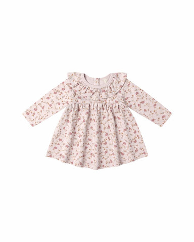Quincy Mae | Ruffle Collar Jersey Dress