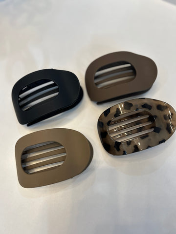 Matte Oval Hair Clip
