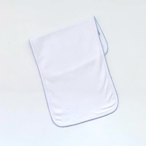 Picot Trim Burp Cloth
