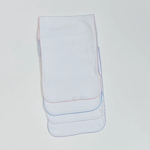 Picot Trim Burp Cloth