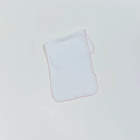 Picot Trim Burp Cloth
