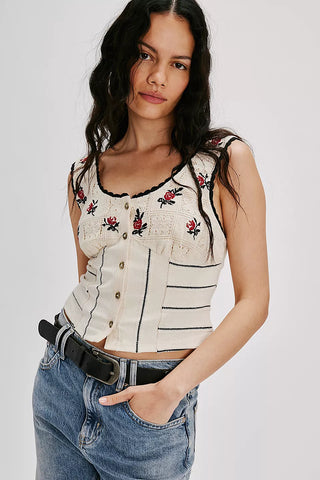 Free People | Rose Bud Knit Top
