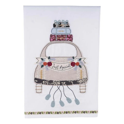 Glory Haus | Just Married Tea Towel
