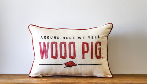 Arkansas Round Here Pillow