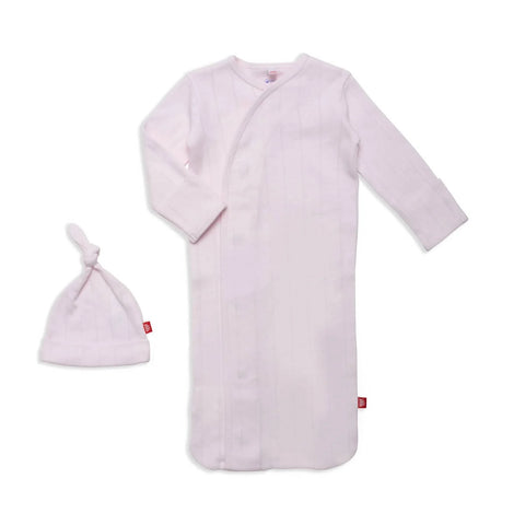 files/love-lines-pink-organic-cotton-pointelle-magnetic-cozy-sleeper-gown-hat-set.webp