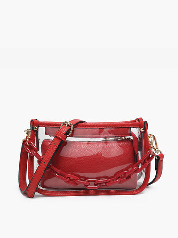 Jen & Co | Jessica Clear Crossbody