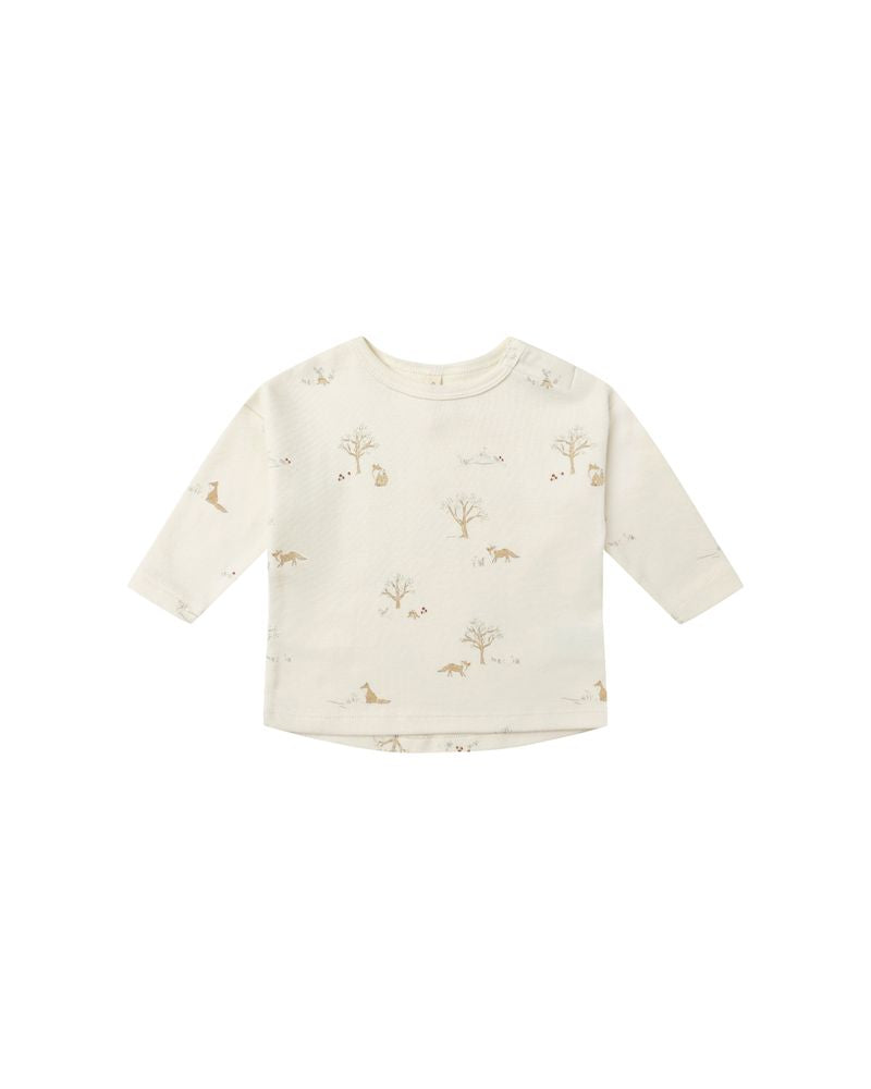 Quincy Mae | Fox Land Long Sleeve Tee