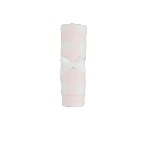 Mudpie | Gingham Stretch Swaddle Blankets