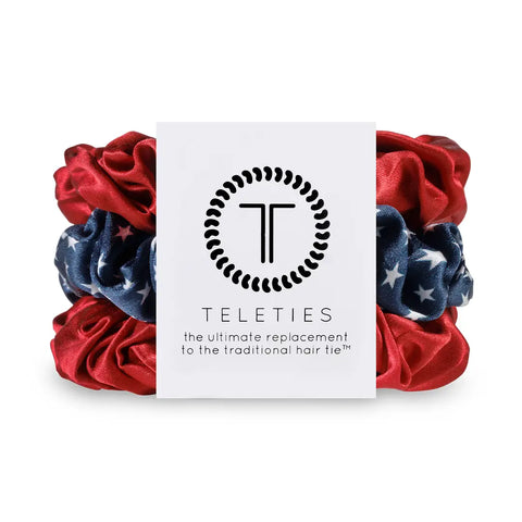Silk Hair Scrunchie | Large | Independence Bae