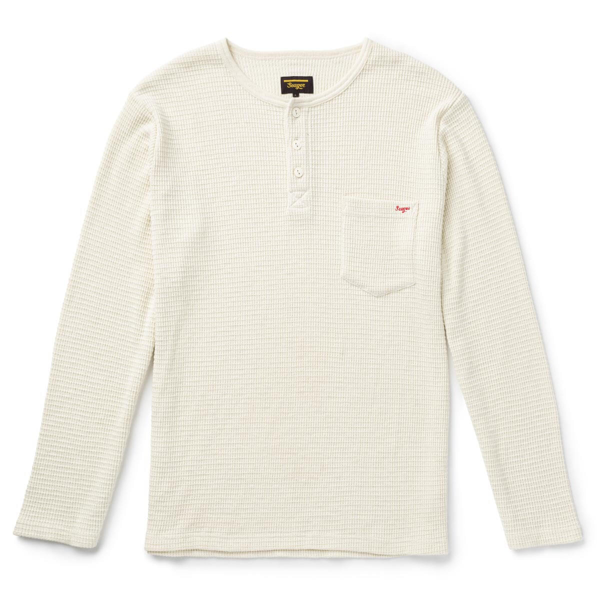 Seager | Sawpit Henley L/S Vintage Thermal