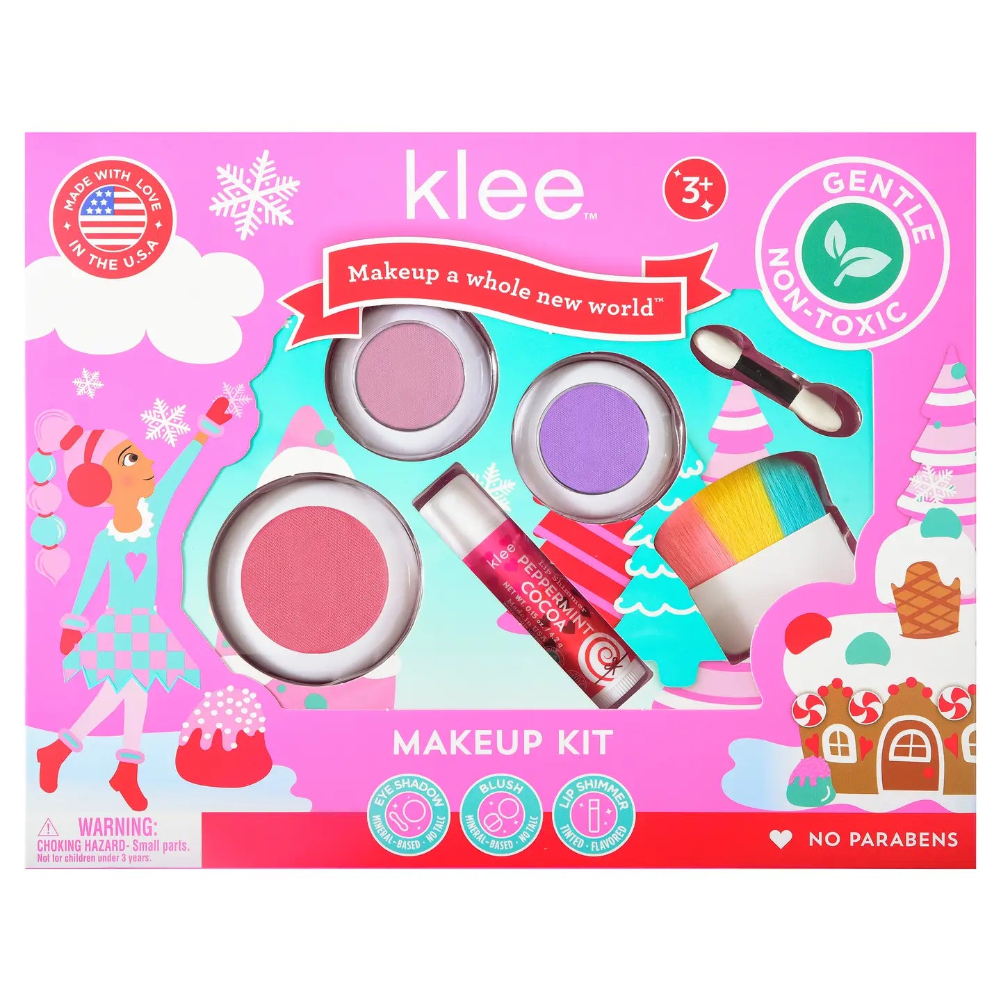 Klee | Holiday 4PC Mineral Makeup Kit