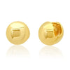 Puffy Gold Ball Huggie