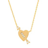 Heart & Arrow CZ Necklace